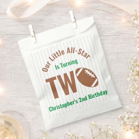 All-Star Football 2e verjaardag Bedankzakje (Geknipt)