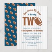 All-Star Football 2e verjaardag Kaart (Voorkant / Achterkant)