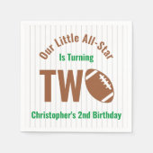 All-Star Football 2e verjaardag Servet (Voorkant)