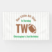 All-Star Football 2e verjaardag Spandoek (Horizontaal)