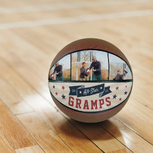 All-Star Gramps Aangepaste foto opa Basketbal