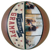 All-Star Grampy Custom Photo Grandpa Basketbal (Verticaal)