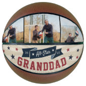 All-Star Granddad Custom Photo Basketbal (Voorkant)
