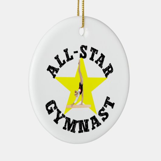 All-Star Gymnast Keramisch Ornament (Rechts)