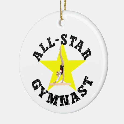 All-Star Gymnast Keramisch Ornament (Links)