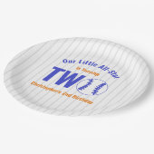 All-Star Honkbal 2e Verjaardag Papieren Bordje (Gekanteld)