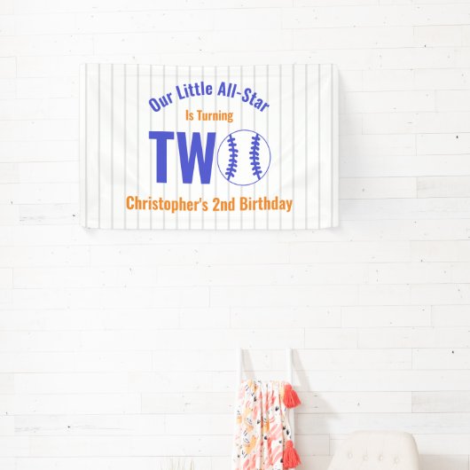 All-Star Honkbal 2e Verjaardag Spandoek (Insitu)