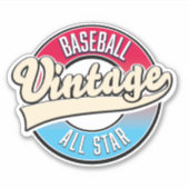 All Star-honkbal logo Sticker (Voorkant)