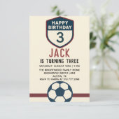 All-Star Jongens Voetbal Moderne Voetbal Feest 3e Kaart (Staand voorkant)