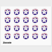 All Star Logo Ronde Sticker (Vel)