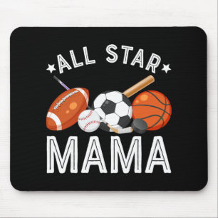All Star Mama Van De Verjaardagsprins Basketbal Vo Muismat