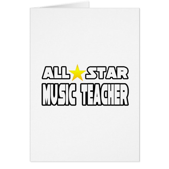 All Star Music Teacher (Voorkant)
