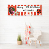 All Star Occasion Soccer Banner - Oranje (Insitu)