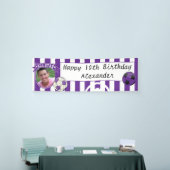 All Star Occasion Soccer Banner - Paars (Beurs)