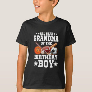 All Star Oma Van De Verjaardagsjongen Sketll Voetb T-shirt