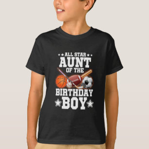All Star Oma Van De Verjaardagsprins Sketll Voetba T-shirt