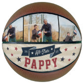 All-Star Pappy Custom Photo Grandpa Basketbal (Voorkant)