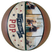 All-Star Pop Aangepaste foto opa Basketbal (Verticaal)