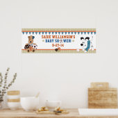 All-Star Puppies Baby shower Banner Poster (Keuken)