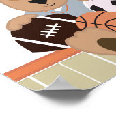 All-Star Puppies Baby shower Banner Poster (Hoek)