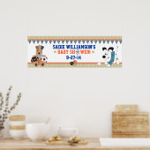 All-Star Puppies Baby shower Banner Poster (Keuken)