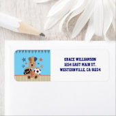 All-Star Puppies Baby shower retouradreslabels Etiket (Insitu)