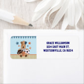 All-Star Puppies Baby shower retouradreslabels Etiket (Insitu)