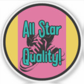All Star Quality Sticker (Voorkant)
