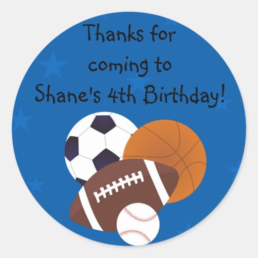 All-Star Ronde Sticker (Voorkant)