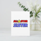 All Star Sister Briefkaart (Staand voorkant)