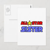 All Star Sister Briefkaart (Voorkant / Achterkant)