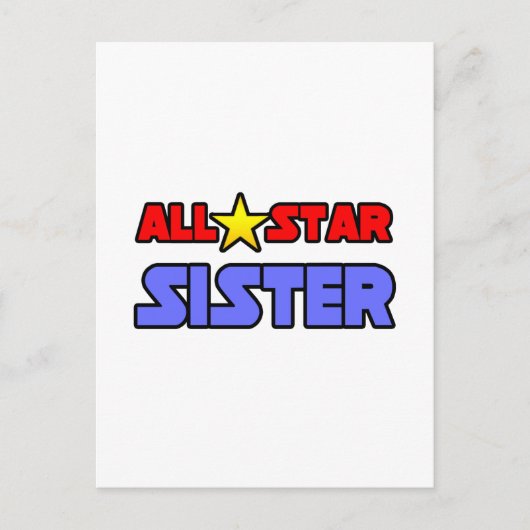 All Star Sister Briefkaart (Voorkant)