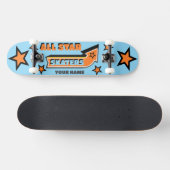 All Star Skaters JOUW NAAM gepersonaliseerd Persoonlijk Skateboard (Horizontaal)