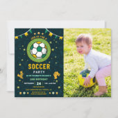 All Star Soccer Kids Verjaardagsfeest Kaart (Voorkant)