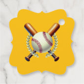 All-Star Spirit: Klassieke Baseball Essentials Spo Bedankjes Labels (Achterkant)