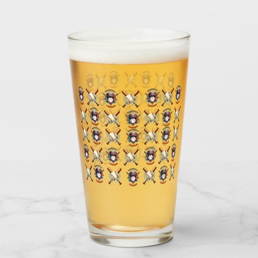 All-Star Spirit: Klassieke Baseball Essentials Spo Glas (Voorkant gevuld)
