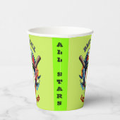 All-Star Spirit: Klassieke Baseball Essentials Spo Papieren Bekers (Rechts)