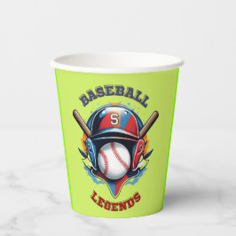 All-Star Spirit: Klassieke Baseball Essentials Spo Papieren Bekers