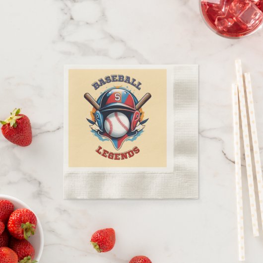 All-Star Spirit: Klassieke Baseball Essentials Spo Servet (Insitu)