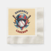 All-Star Spirit: Klassieke Baseball Essentials Spo Servet (Voorkant)