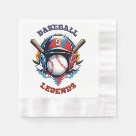 All-Star Spirit: Klassieke Baseball Essentials Spo Servet (Voorkant)
