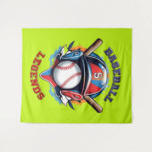 All-Star Spirit: Klassieke Baseball Essentials Spo Wandkleed (Voorkant (horizontaal))
