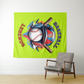 All-Star Spirit: Klassieke Baseball Essentials Spo Wandkleed (In Situ (horizontaal))