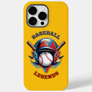 All-Star Spirit: Klassieke Honkbal Essentials Spor Case-Mate iPhone 14 Pro Max Hoesje