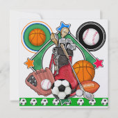 All Star Sport Banket / Evenement Kaart (Voorkant)