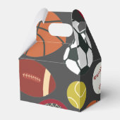 All-Star Sport First Birthday Treat Box Bedankdoosjes (Achterkant)