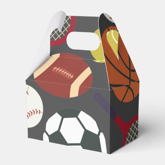 All-Star Sport First Birthday Treat Box Bedankdoosjes (Voorkant Zijde)