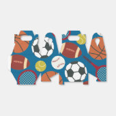 All-Star Sport First Birthday Treat Box Bedankdoosjes (Uitgevouwen)