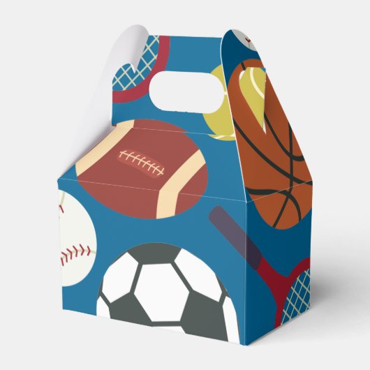 All-Star Sport First Birthday Treat Box Bedankdoosjes (Voorkant Zijde)