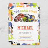 All Star Sport Uitnodigingen (Voorkant / Achterkant)